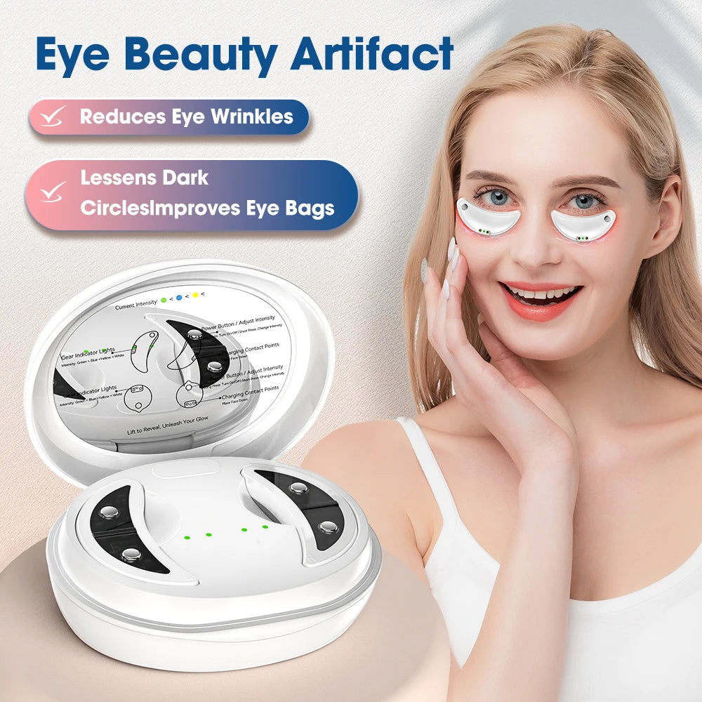 Hailicare Wireless Eye Massager Patches With 660nm LED Light