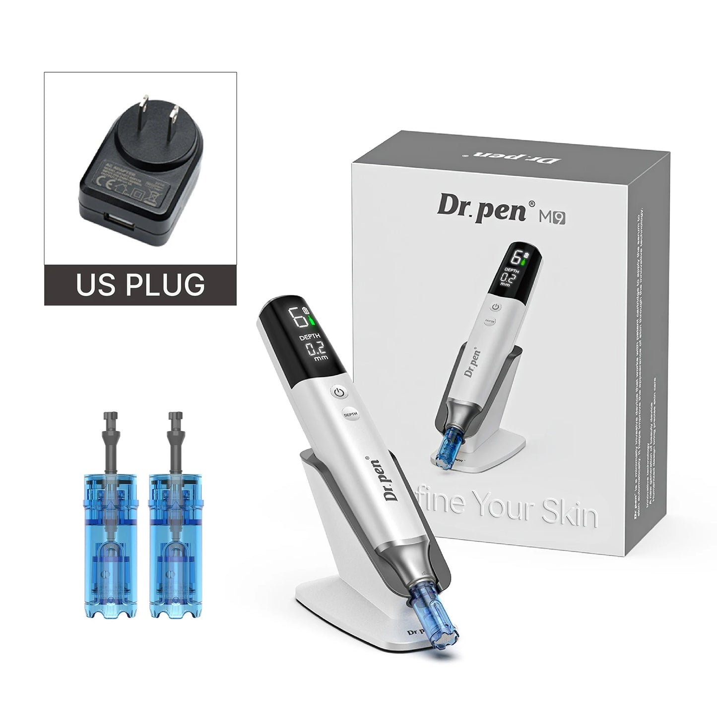 Hello Face Dr Pen M9 Microneedle Device M300 LED Mask