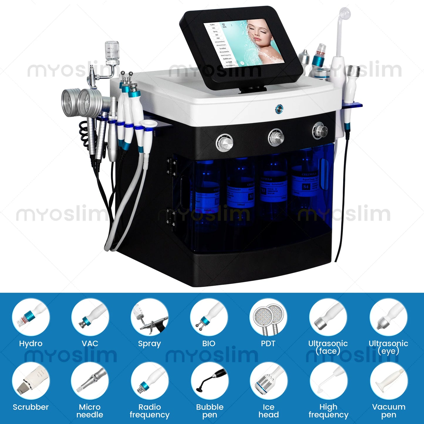MYOSLIM 14 in 1 Hydro Beauty Skin Care Master Machine