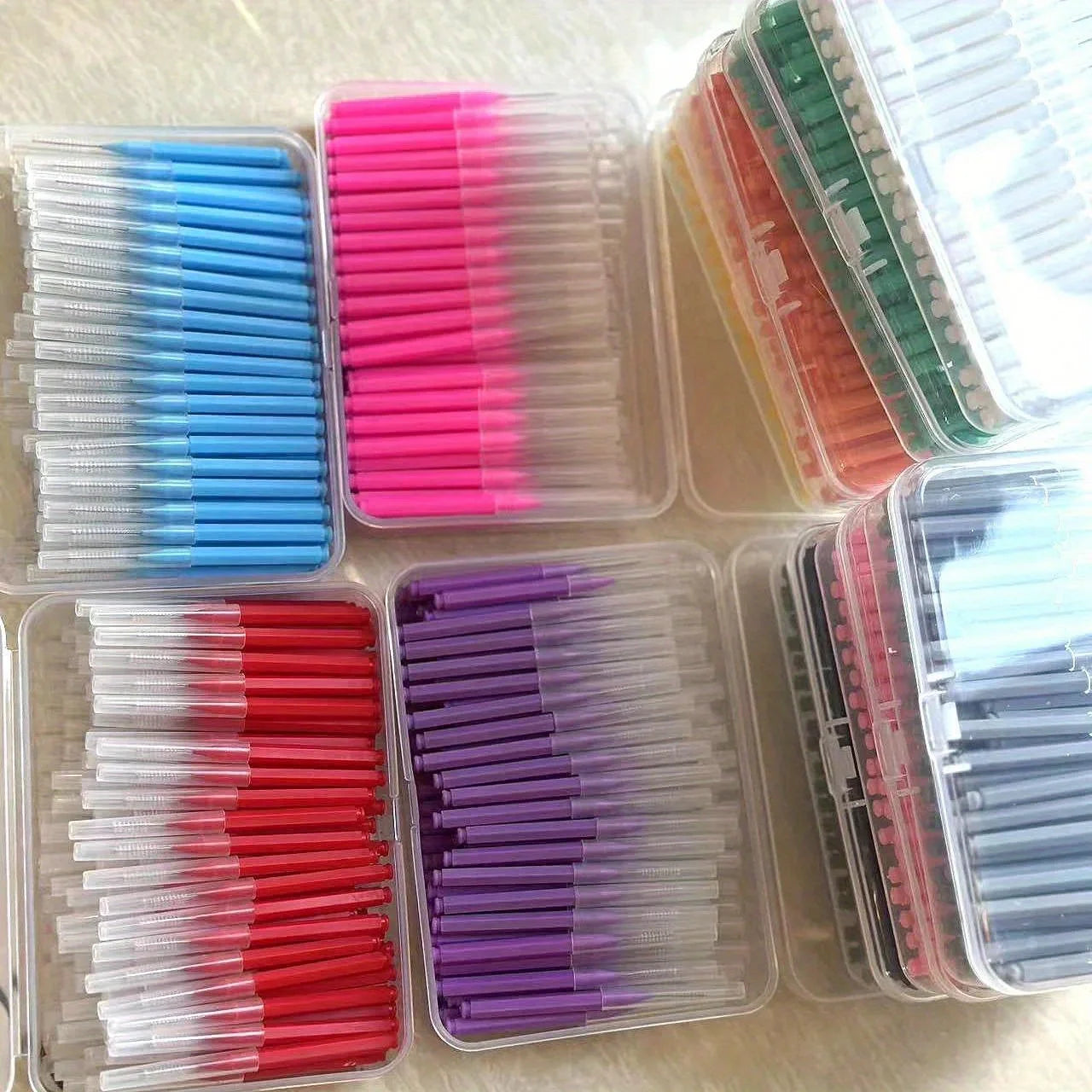 Interdental Brushes 100Pcs Box For Orthodontic Dental Care