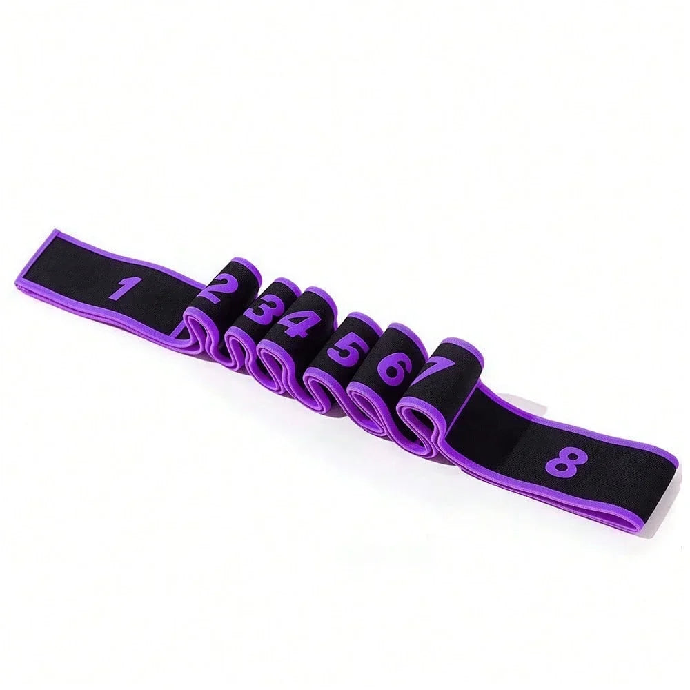 Multicolor Yoga Elastic Band For Fitness And Pilates
