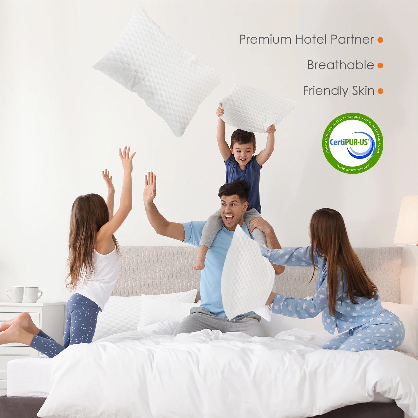 MCQ Memory Foam Neck Pillow With Ventilated Washable Cover