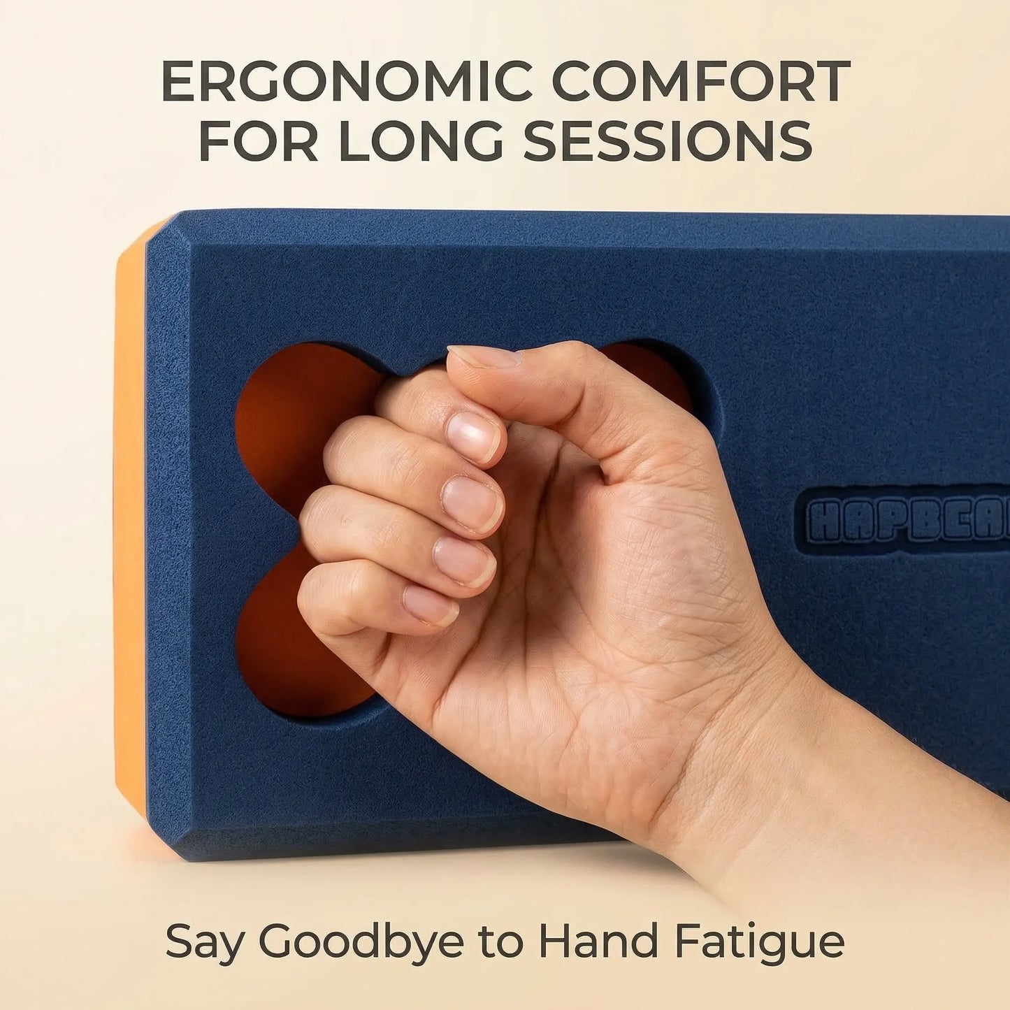 HAPBEAR Yoga Blocks Two Pack High Density EVA Foam