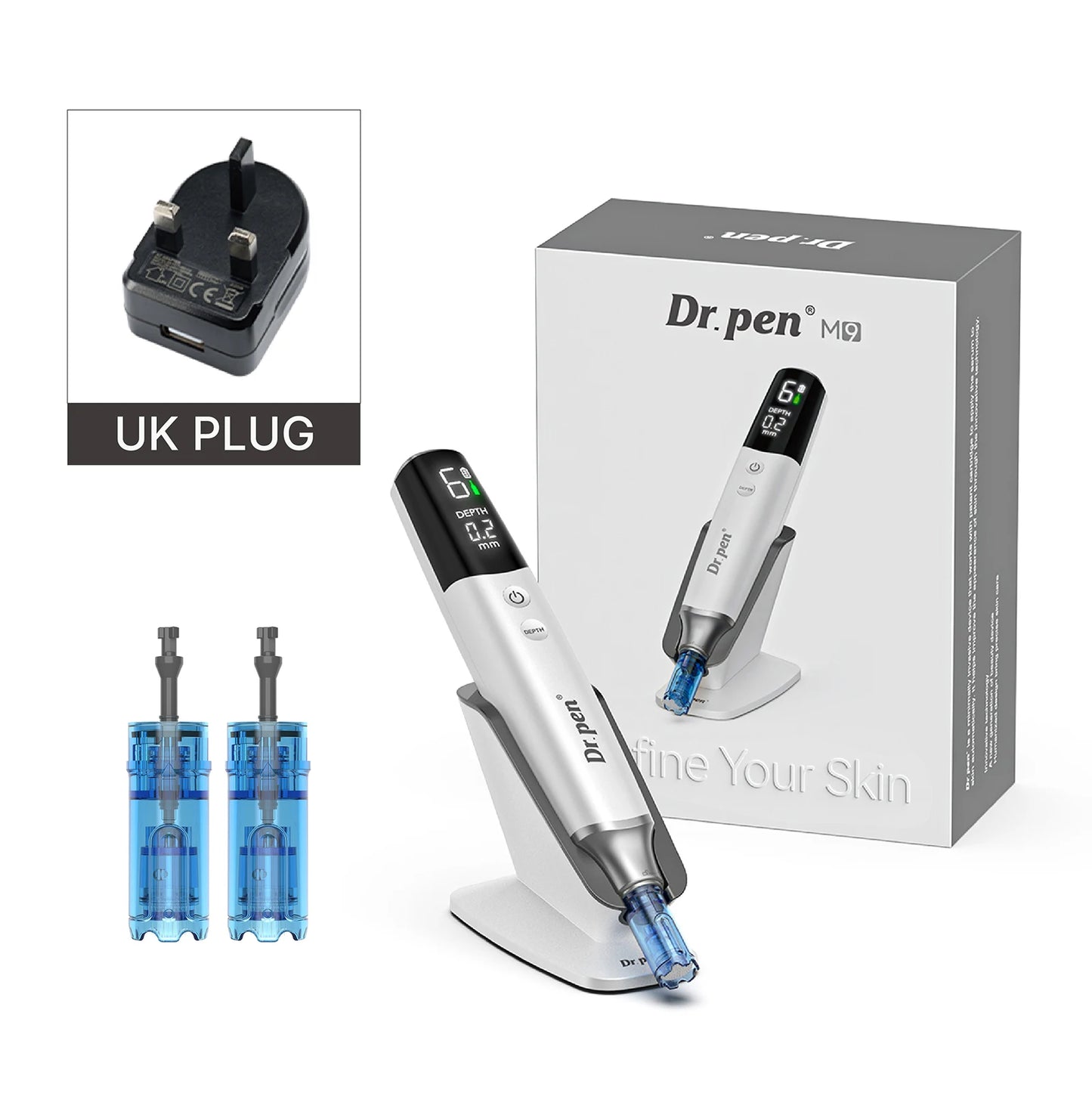 Hello Face Dr Pen M9 Microneedle Device M300 LED Mask