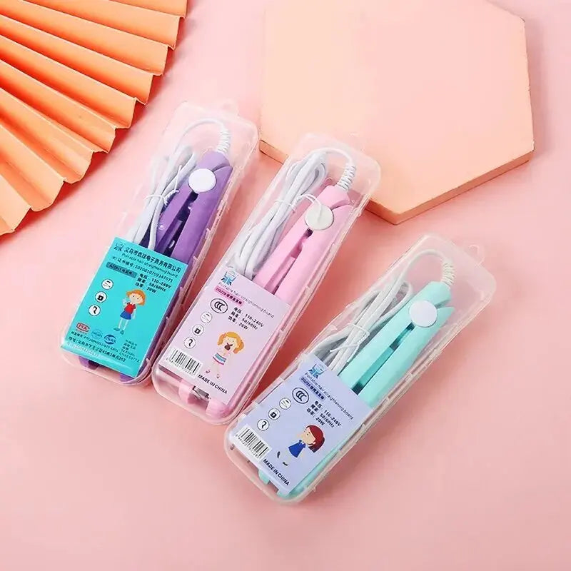 Oumonoka Mini Hair Straightener And Curling Iron Ceramic Styler