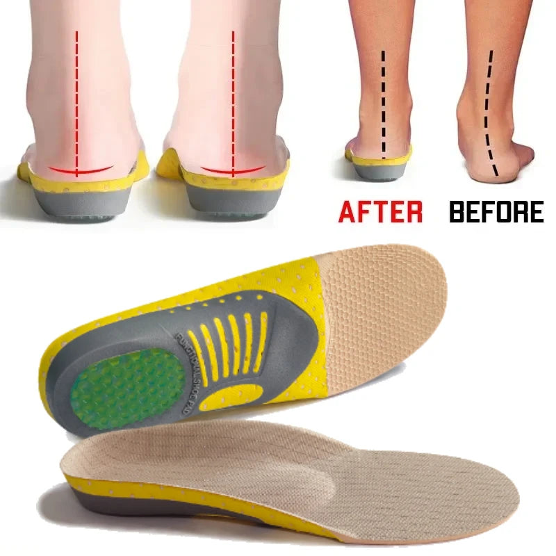 Orthotic Gel Insoles With Arch Support For Plantar Fasciitis