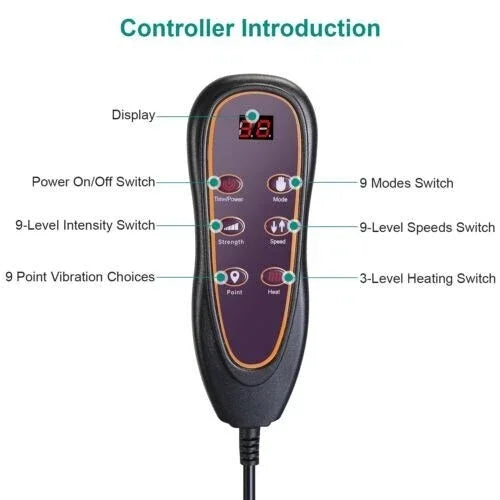 Multifunctional Electric Massage Mat For Full Body Kneading Neck Back