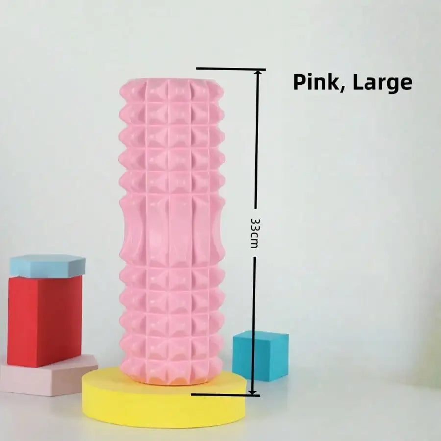 Textured Foam Yoga Massage Roller For Muscle Relaxation and Flexibility