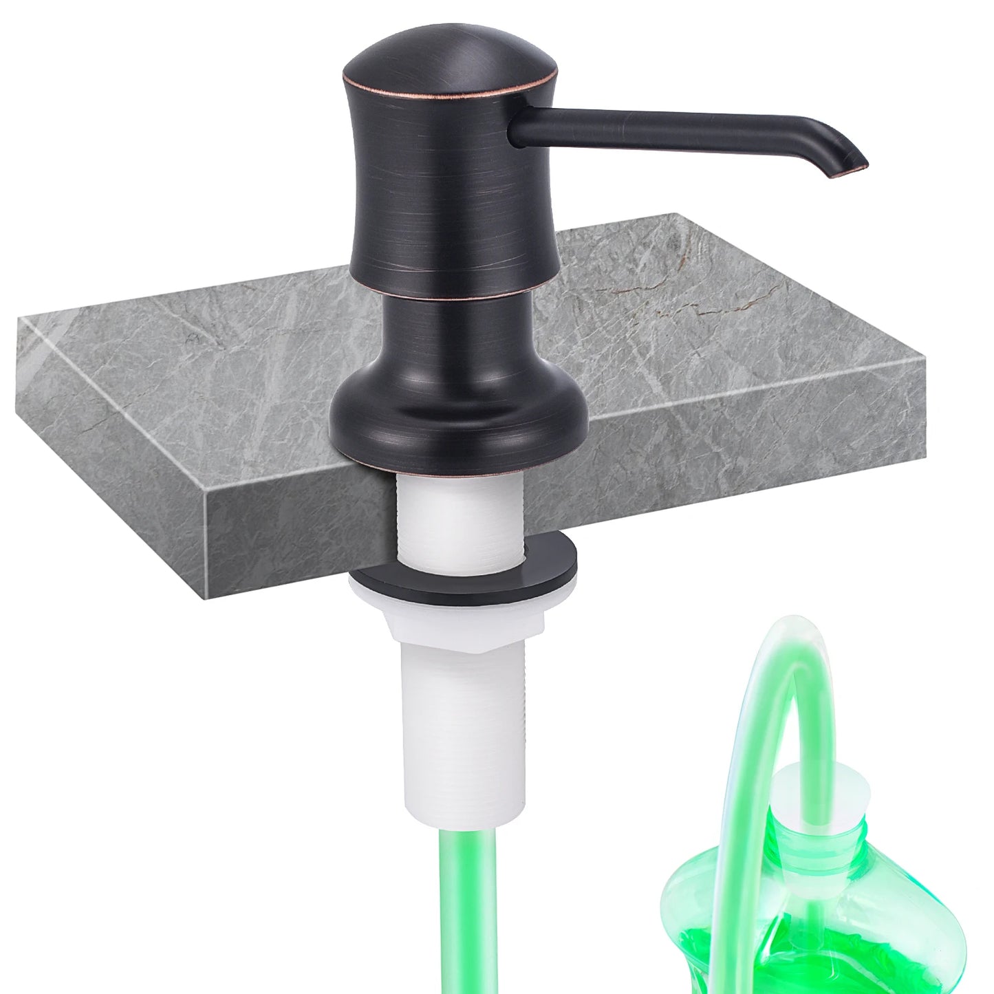 Liquid Soap Dispenser With Extension Tube For Kitchen