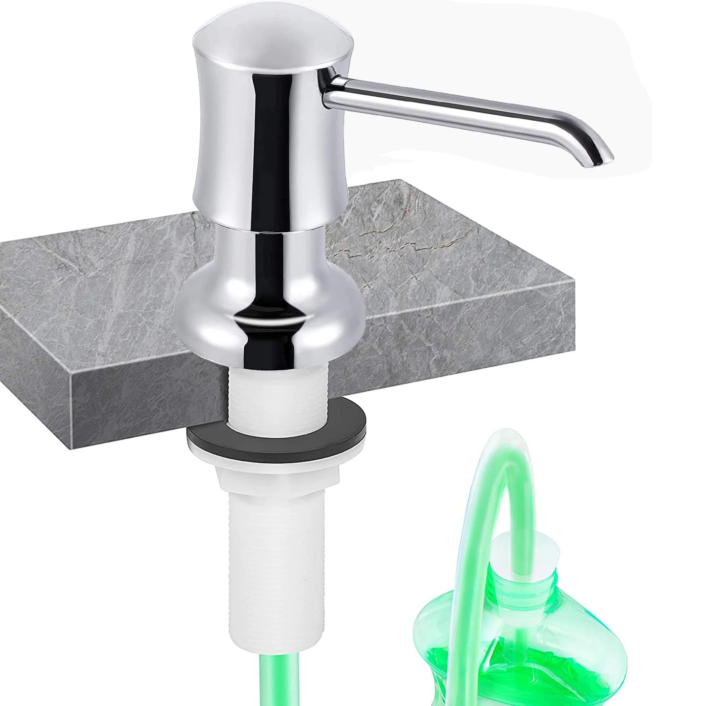 Liquid Soap Dispenser With Extension Tube For Kitchen
