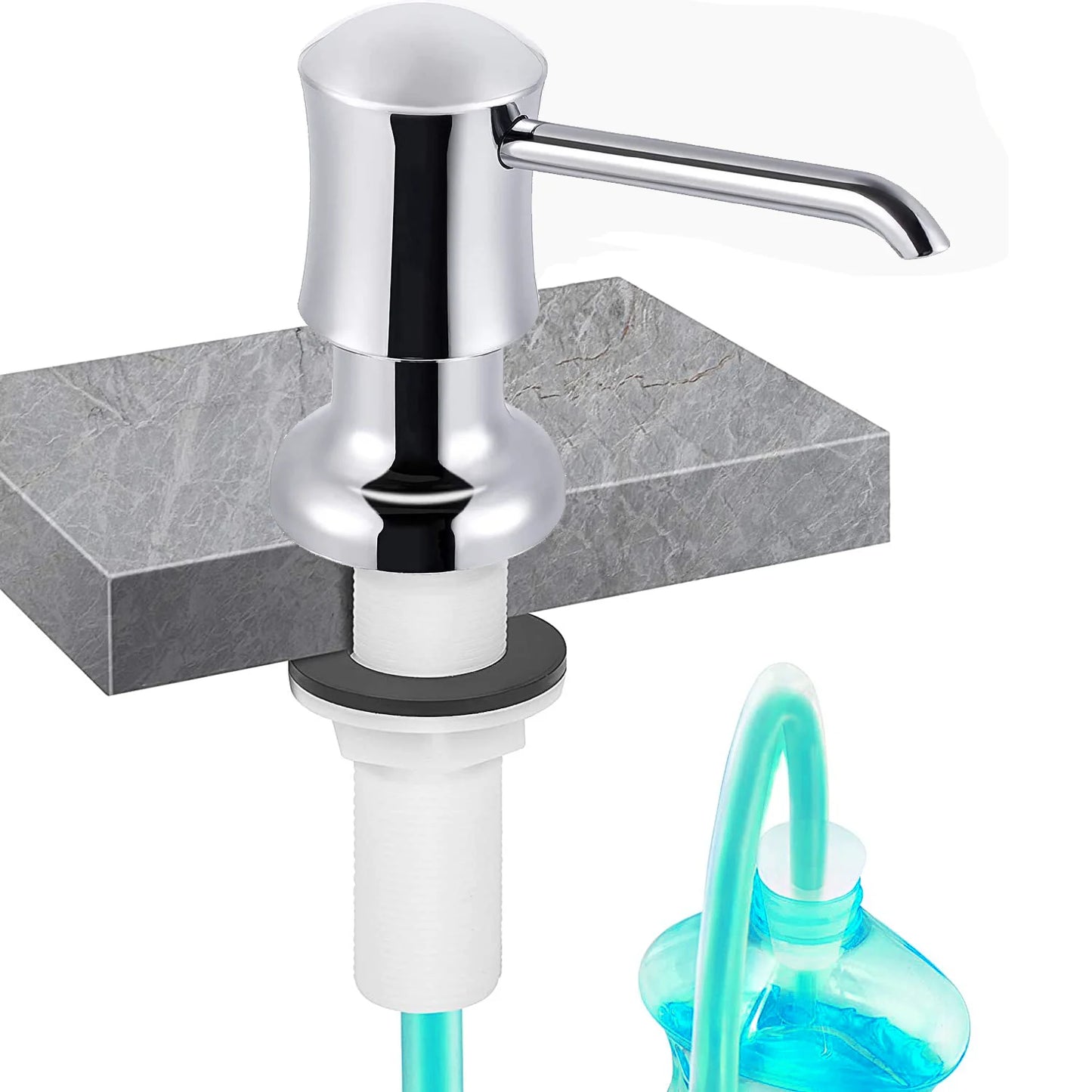 Liquid Soap Dispenser With Extension Tube For Kitchen